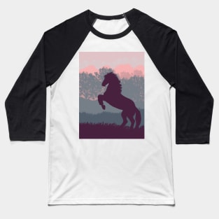 Rearing horse Baseball T-Shirt